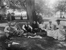 Group - Marshall Hall, Maryland, 1893. Creator: William Cruikshank