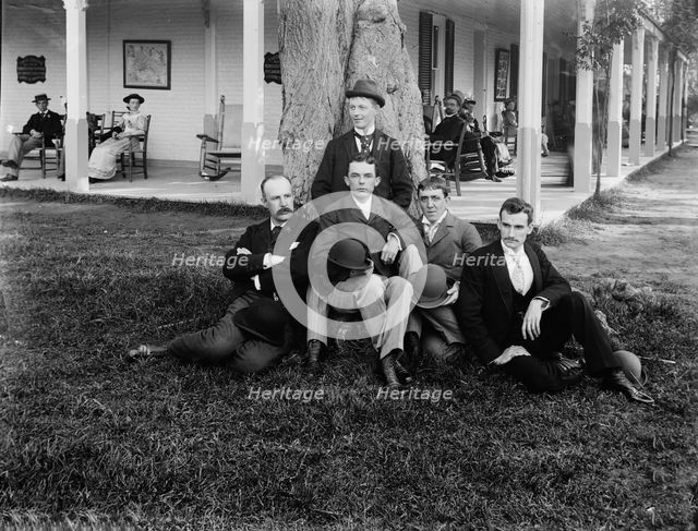Group - Marshall Hall, Maryland, 1893. Creator: William Cruikshank.