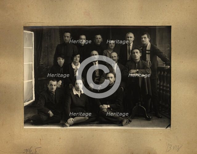 Group portrait, 1929. Creator: Unknown.