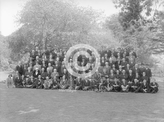Group portrait, c1935. Creator: Kirk & Sons of Cowes.