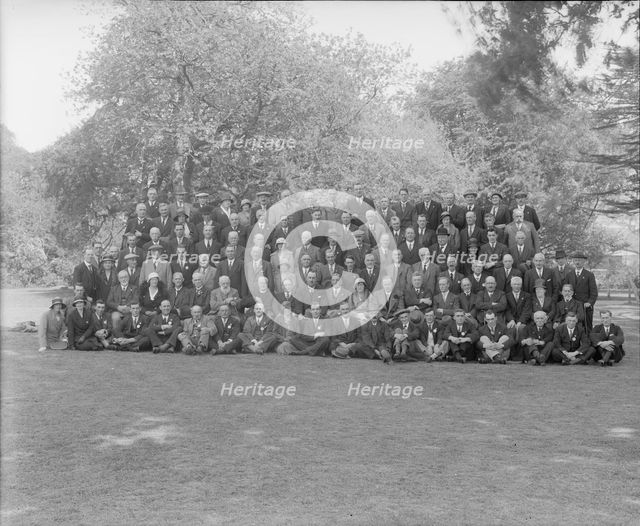 Group portrait, c1935. Creator: Kirk & Sons of Cowes.