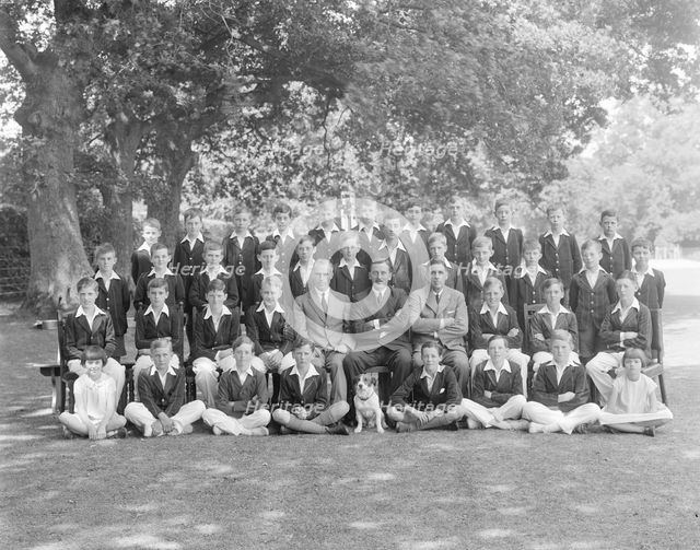 Group portrait, c1935.  Creator: Kirk & Sons of Cowes.