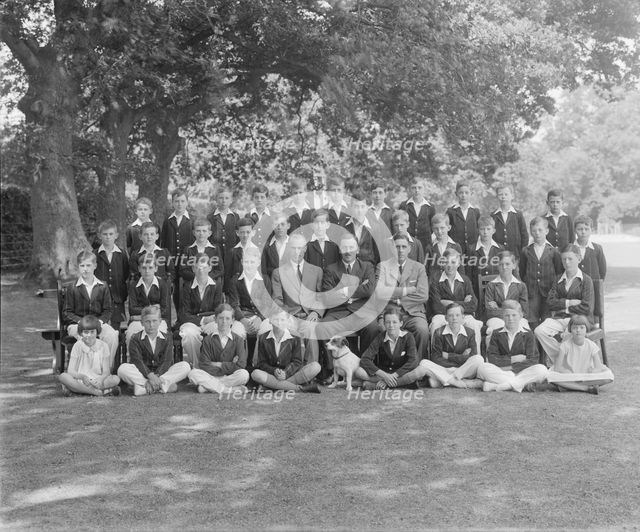 Group portrait, c1935.  Creator: Kirk & Sons of Cowes.