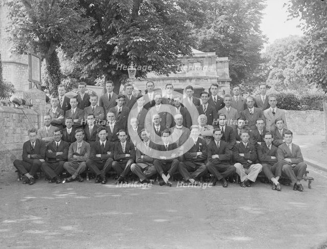 Group portrait, c1935. Creator: Kirk & Sons of Cowes.