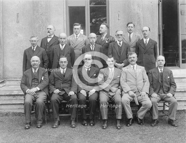 Group portrait, c1935. Creator: Kirk & Sons of Cowes.