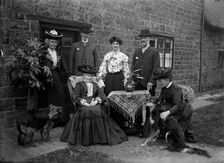Group portrait, Helidon, Northamptonshire, c1896-c1920. Artist: Alfred Newton & Sons