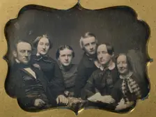 Group Portrait of a Family, about 1850. Creator: Unknown