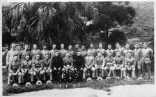 Group portrait of C Company, 2nd Battalion the King's Regiment, Iraq, 1926