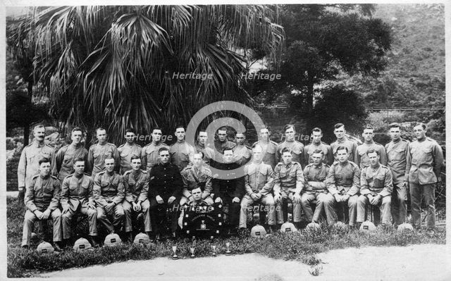 Group portrait of C Company, 2nd Battalion the King's Regiment, Iraq, 1926. Artist: Unknown