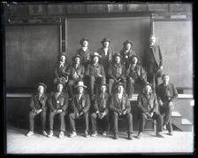 Group Portrait of Dakota Delegation, 1888. Creator: United States National Museum Photographic Laboratory