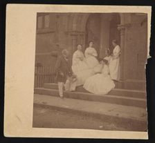 Group Portrait of Joseph Henry (1797-1878) and Family, Circa 1862. Creator: Unknown