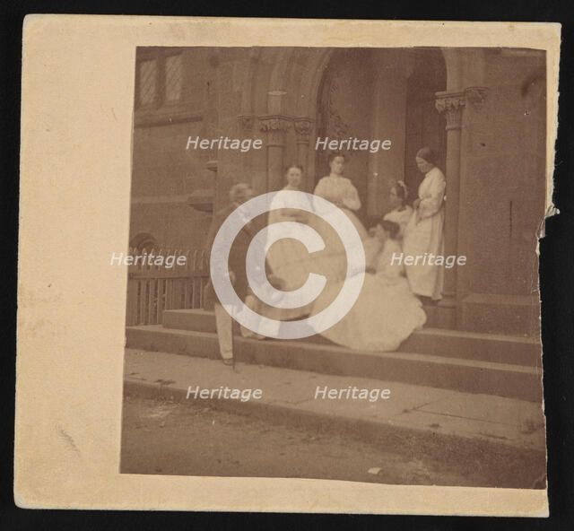 Group Portrait of Joseph Henry (1797-1878) and Family, Circa 1862. Creator: Unknown.