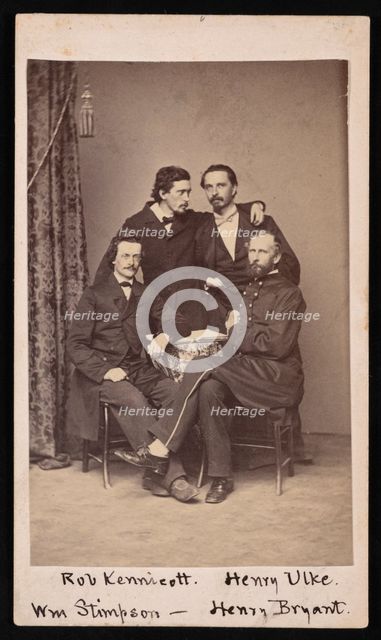 Group Portrait of Megatherium Club, Circa 1862-1863. Creator: Unknown.