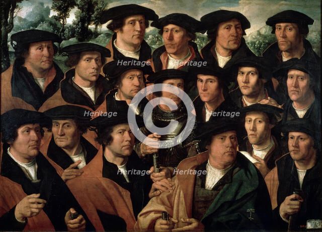 'Group Portrait of the Amsterdam Shooting Corporation', 1532.  Artist: Dirck Jacobsz