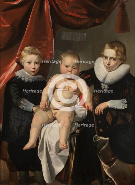 Group Portrait of Three Brothers, c.1627-c.1632. Creator: Thomas de Keyser.