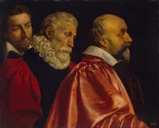 Group Portrait of Three Members of the Paris Council (fragment of the lost painting), 1616. Creator: Frans Pourbus the Younger