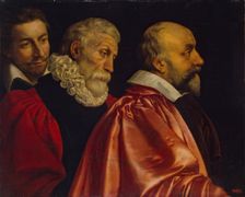 Group Portrait of Three Members of the Paris Council (fragment of the lost painting), 1616. Creator: Frans Pourbus the Younger
