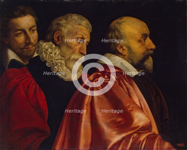 Group Portrait of Three Members of the Paris Council (fragment of the lost painting), 1616. Creator: Frans Pourbus the Younger.