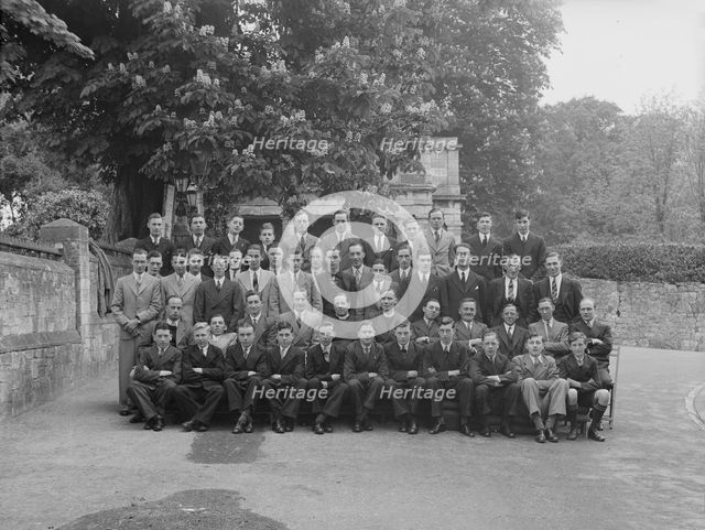 Group portrait of young men, c1935. Creator: Kirk & Sons of Cowes.