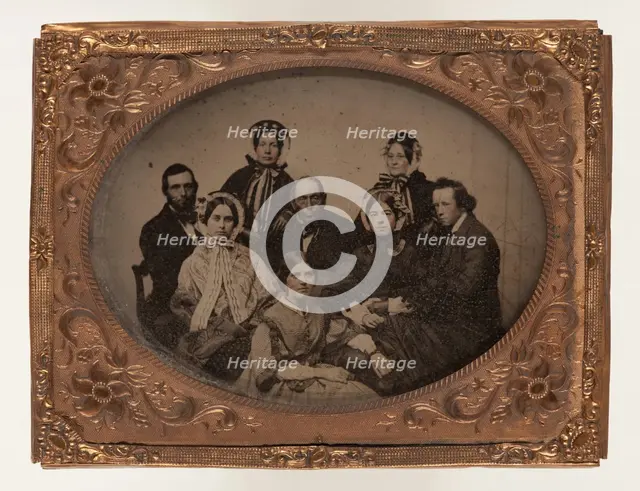 Group Portrait with Jane P. Hoyt, between 1860 and 1870. Creator: Unknown.