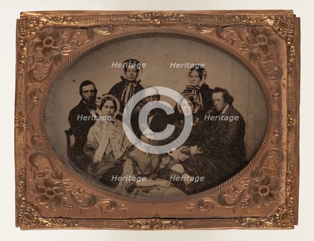 Group Portrait with Jane P. Hoyt, between 1860 and 1870. Creator: Unknown.