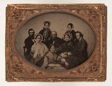 Group Portrait with Jane P. Hoyt, between 1860 and 1870. Creator: Unknown