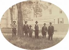 Group Portrait [verso], c. 1862-1864. Creator: George K Warren
