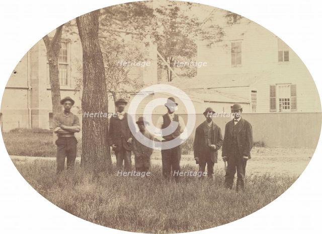 Group Portrait [verso], c. 1862-1864. Creator: George K Warren.