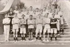 Group photo of a Rowntree’s Harriers, York, Yorkshire, 1913
