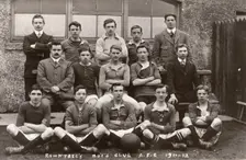 Group photo of Rowntree's Boys Club AFC, 1912