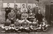 Group photo of Rowntree's Boys Club AFC, 1912