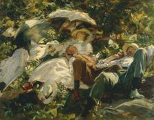 Group with Parasols, 1904-1905