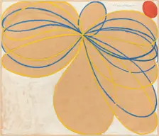 Group V, The Seven-Pointed Star, No. 1 (WUS/Seven-Pointed Star Series) , 1908. Creator: Hilma af Klint (1862-1944)