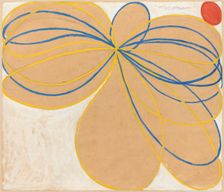Group V, The Seven-Pointed Star, No. 1 (WUS/Seven-Pointed Star Series) , 1908. Creator: Hilma af Klint (1862-1944)