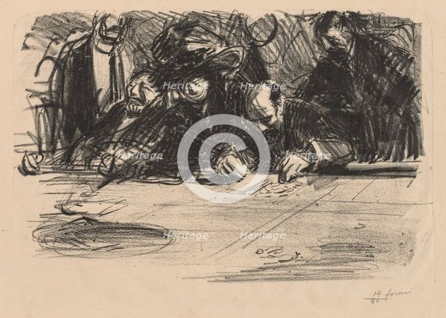 Groupe de joueurs. Creator: Jean Louis Forain (French, 1852-1931).