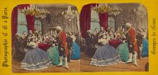 Groupes de Genre: people in costumes, 1860s. Creator: Charles Gerard