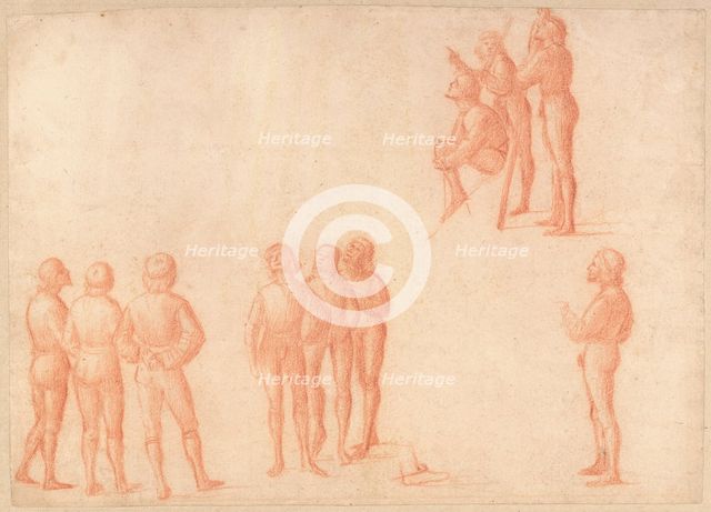Groups of Male Figures, c. 1514. Creator: Vittore Carpaccio.