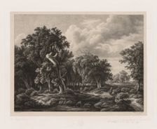 Groups of Various Plants Drawn After Nature: No. 7, 1855. Creator: Eugene Bléry (French, 1805-1886)