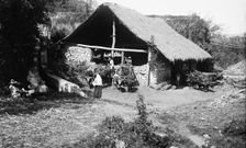 Groups about the sugar mill, Temasopa [sic], between 1880 and 1897. Creator: William H. Jackson