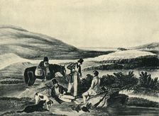 Grouse Shooting by the Southerner 1841, (1946). Creator: Hunt
