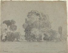 Grove of Trees, 1859. Creator: Camille Pissarro