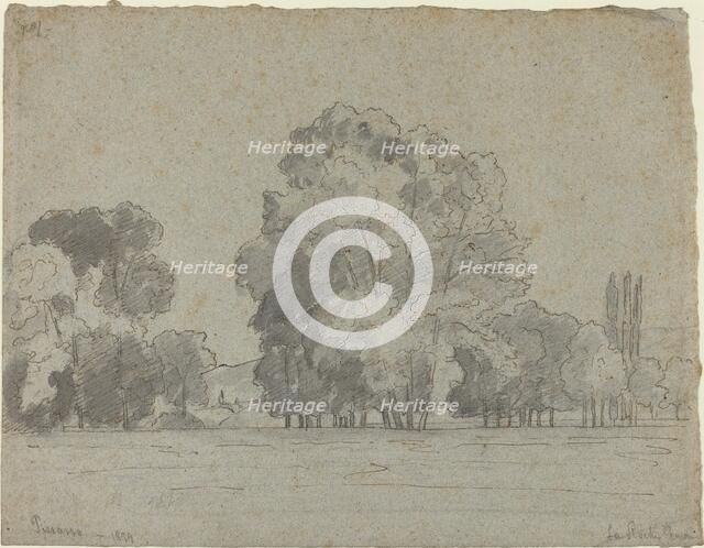 Grove of Trees, 1859. Creator: Camille Pissarro.