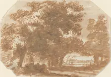 Grove of Trees, c. 1640. Creator: Claude Lorrain