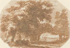 Grove of Trees, c. 1640. Creator: Claude Lorrain
