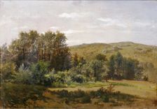 Grove near the Piedra Monastery, c1856. Creator: Carlos de Haes