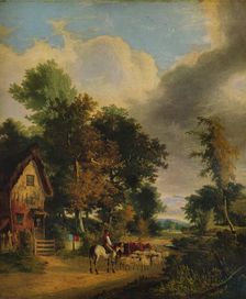 Grove Scene, Norwich c1827, (1938). Artist: George Vincent