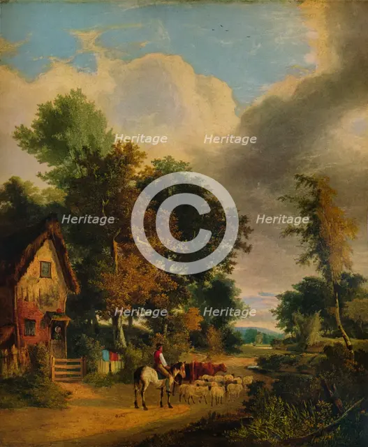 'Grove Scene, Norwich', c1827, (1938). Artist: George Vincent.