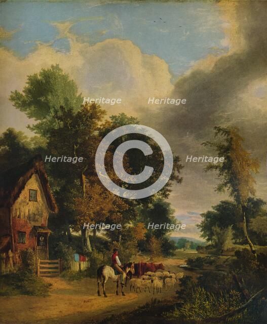 'Grove Scene, Norwich', c1827, (1938). Artist: George Vincent.