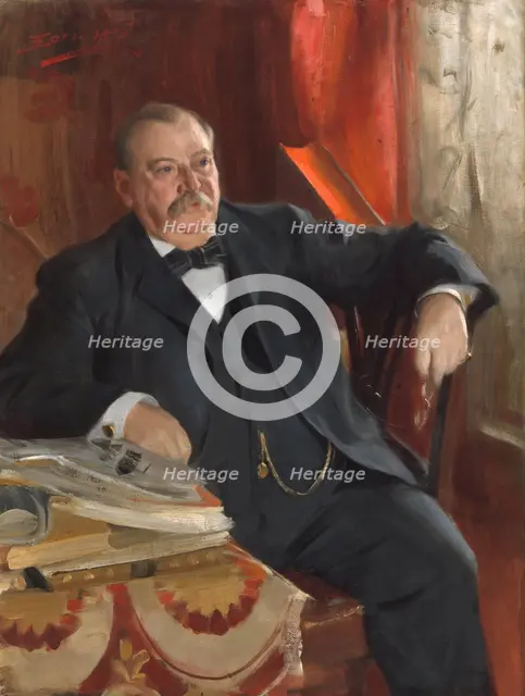Grover Cleveland, 1899. Creator: Anders Leonard Zorn.