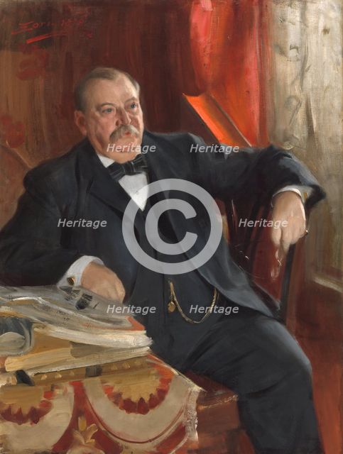 Grover Cleveland, 1899. Creator: Anders Leonard Zorn.